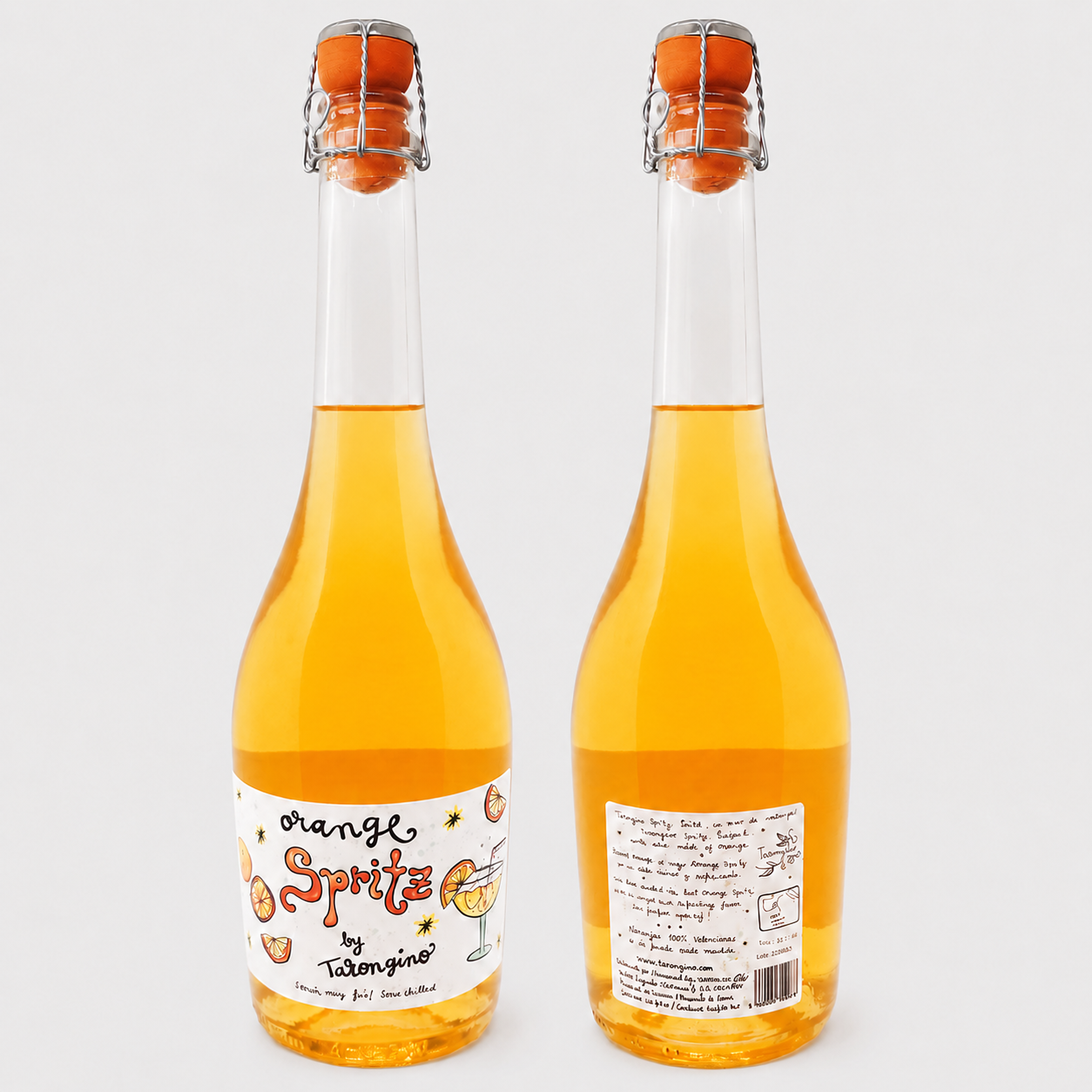 Pack Summer: 2 Orange Spritz by Tarongino 75 Cl. + Sombrero - Imagen 2